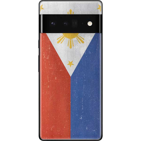 Philippines Flag Distressed Google Pixel 6 Pro Skin